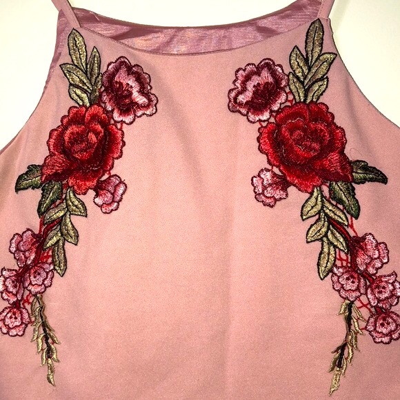 Light Pink Floral Top, Size: S - Picture 4 of 6